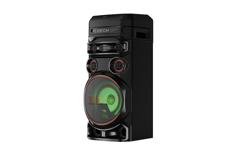 left 30 degree view with green lighting