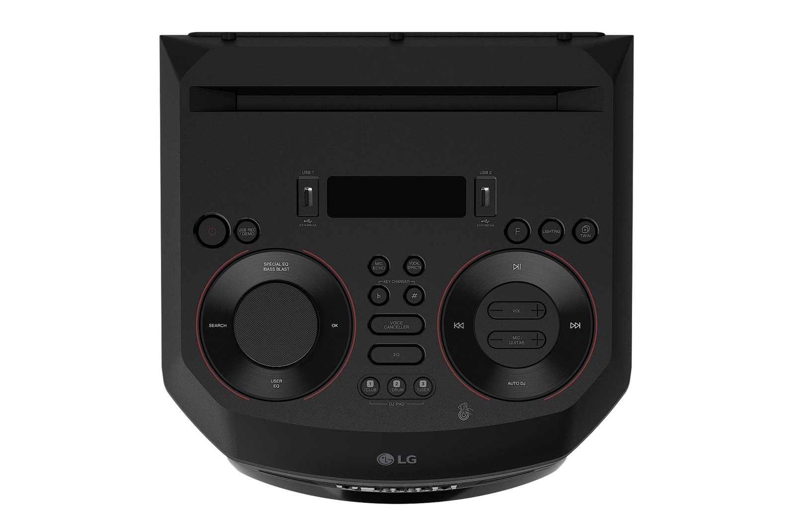 top view