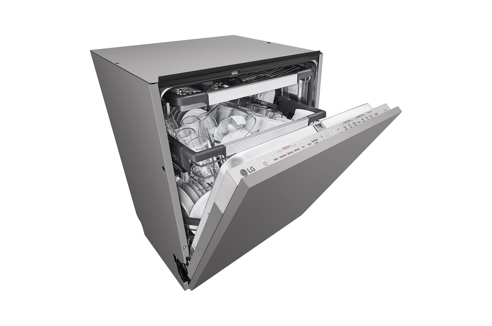 Vista frontal com porta aberta