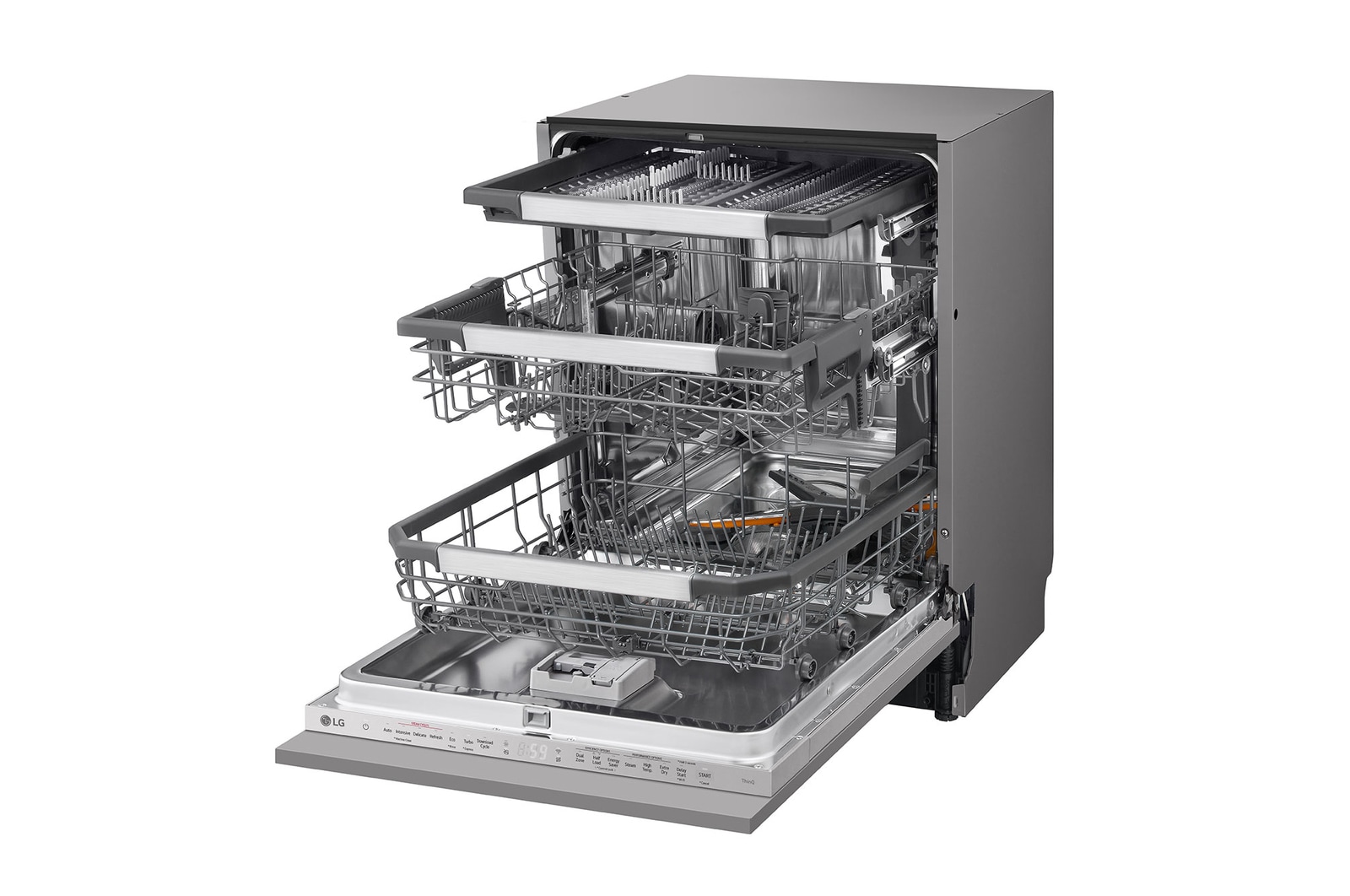 Vista lateral com 3.ª prateleira - inferior