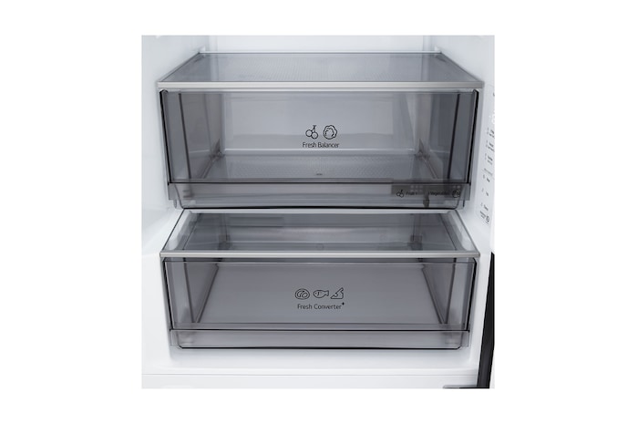 Vista superior do frigorífico combinado LG (GBBW726AEV)