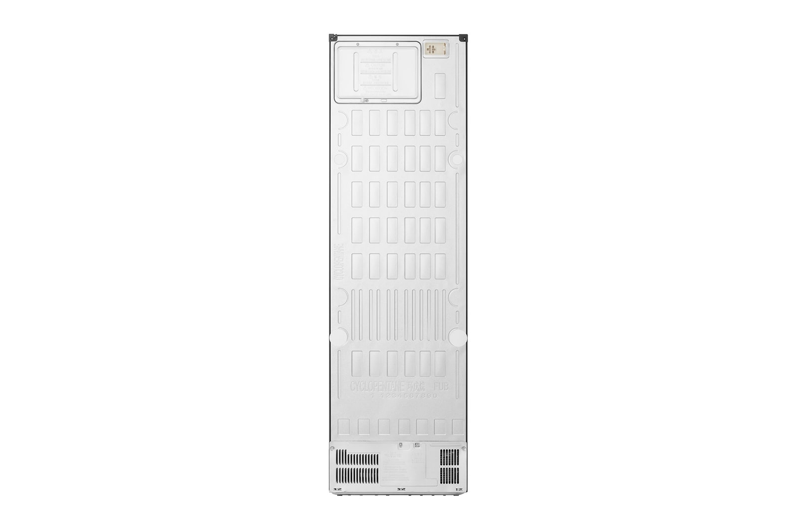 Dimensões e instalação do frigorífico combinado LG (GBBW726AEV)