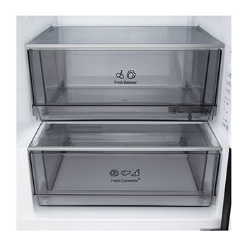 Vista superior do frigorífico combinado LG (GBBW726AEV)