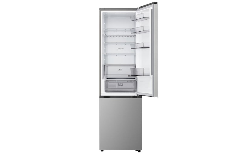À esquerda, carne com -3 °C, no centro, peixe fresco com 0 °C e, à direita, queijo com 2 °C.