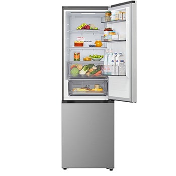 À esquerda, carne com -3 °C, no centro, peixe fresco com 0 °C e, à direita, queijo com 2 °C.