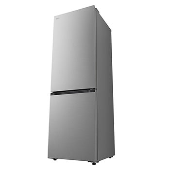 Vista traseira do frigorífico combinado LG (GBBSJ10EPY) a mostrar o painel traseiro