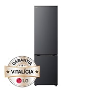 Vista frontal de Frigorífico combinado de 333 L em Preto GBBSJ1CCEP