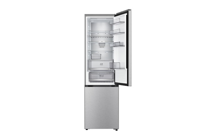 À esquerda, carne com -3 °C, no centro, peixe fresco com 0 °C e, à direita, queijo com 2 °C.