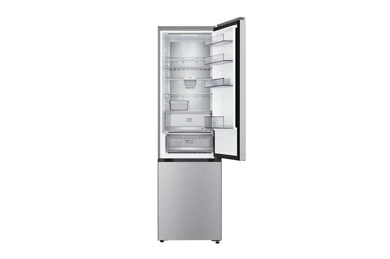 À esquerda, carne com -3 °C, no centro, peixe fresco com 0 °C e, à direita, queijo com 2 °C.