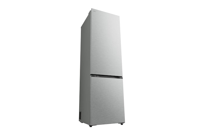 Vista frontal do frigorífico combinado LG (GBBS323CEV) a mostrar o design exterior