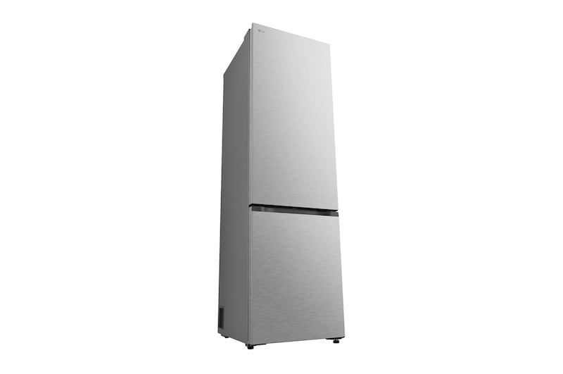 Vista frontal do frigorífico combinado LG (GBBS323CEV) a mostrar o design exterior