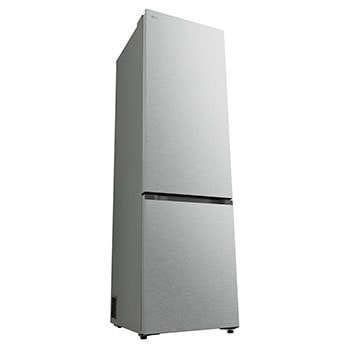Vista frontal do frigorífico combinado LG (GBBS323CEV) a mostrar o design exterior