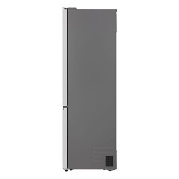 Vista traseira do frigorífico combinado LG (GBBS323CEV) a mostrar o painel traseiro