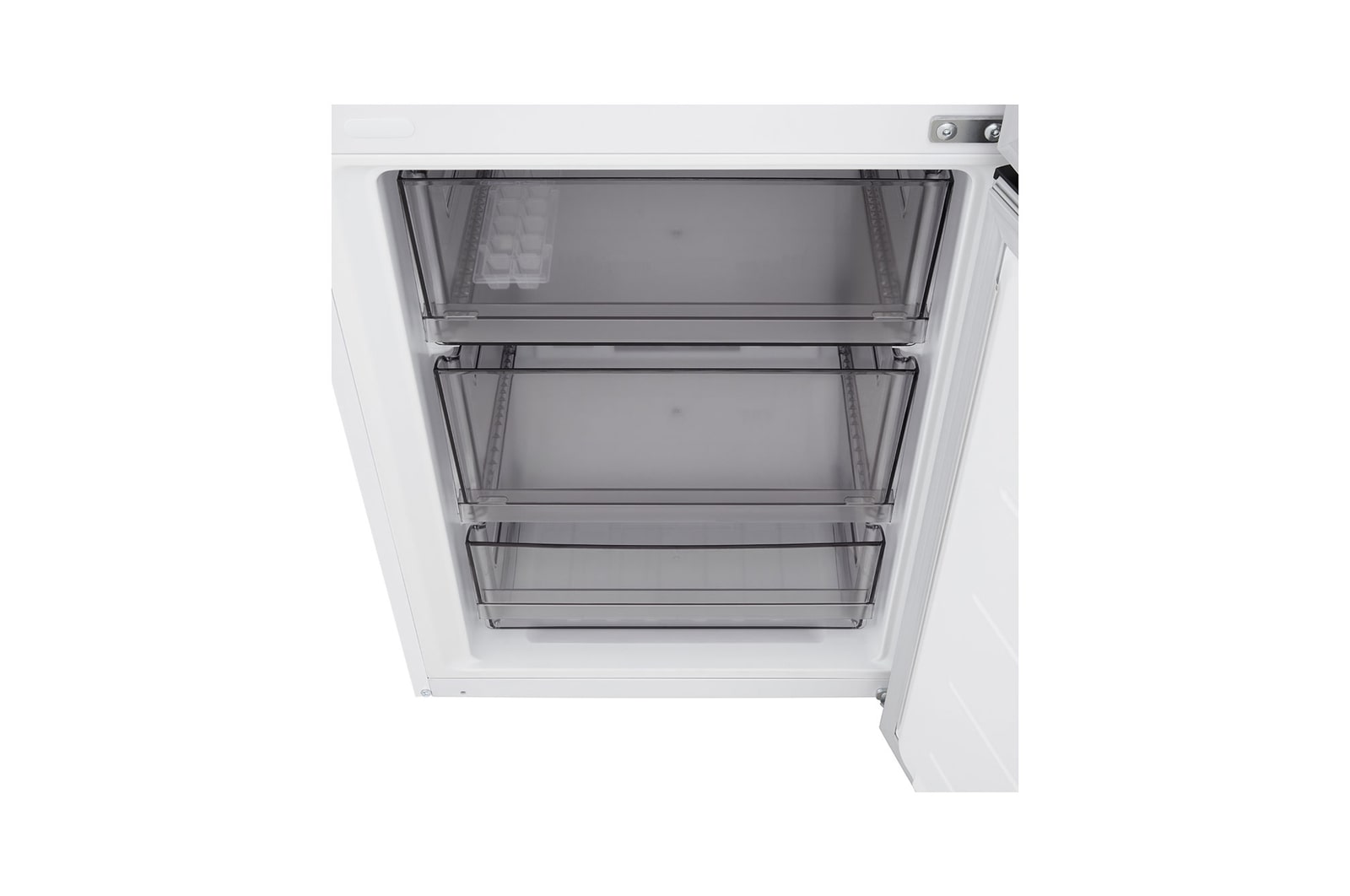 Vista superior do frigorífico combinado LG (gbbsj10esw)