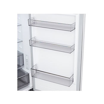 Vista inferior do frigorífico combinado LG (gbbsj10esw)