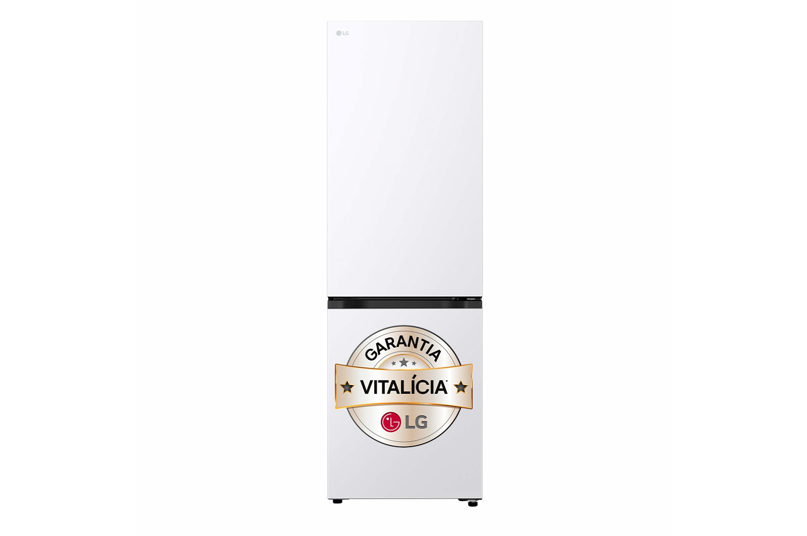 Vista frontal de Frigorífico combinado de 333 L em Branco GBBSJ10ESW