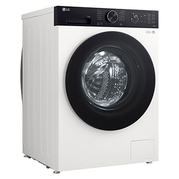 Perspetiva da direita da máquina de lavar roupa LG