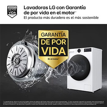 Máquina de Lavar Roupa LG 9kg Branca com AI DD e Classe Energética A-30%