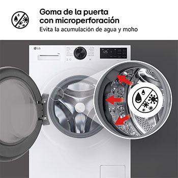 Máquina de Lavar Roupa LG 9kg Branca com AI DD e Classe Energética A-30%