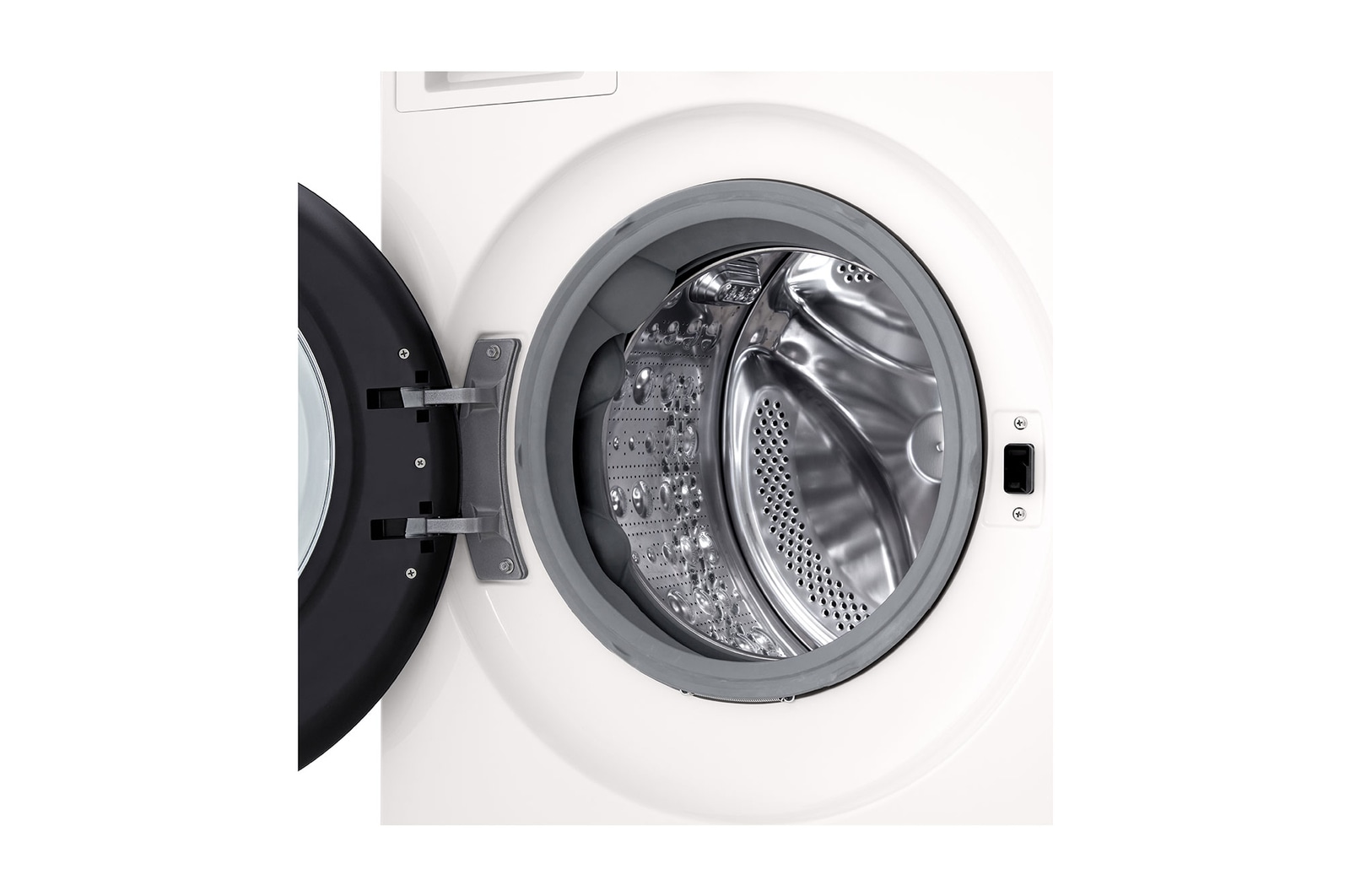 side perspective with door open