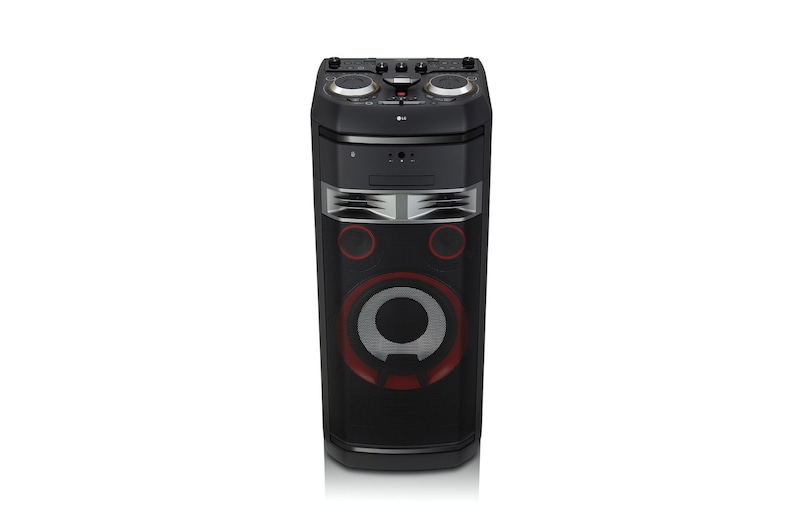 LG Coluna LG XBOOM OL100, 2000W, Meridian, DJ, Karaoke, Sound Sync, Bluetooth, USB, ligação ótica, MIC, CD, FM, OL100