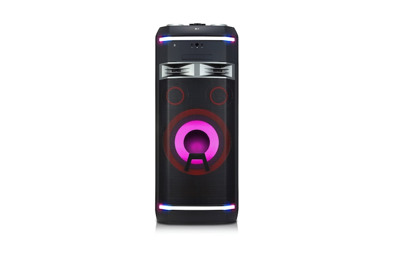LG Coluna LG XBOOM OL100, 2000W, Meridian, DJ, Karaoke, Sound Sync, Bluetooth, USB, ligação ótica, MIC, CD, FM, OL100