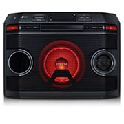 Vista frontal de Coluna LG XBOOM OL45, 220W, DJ, Karaoke, Sound Sync, Bluetooth, USB, MIC, CD, FM OL45