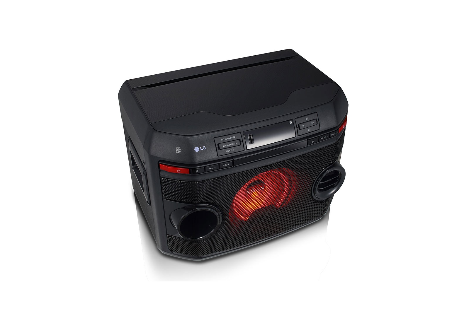 LG Coluna LG XBOOM OL45, 220W, DJ, Karaoke, Sound Sync, Bluetooth, USB, MIC, CD, FM, OL45