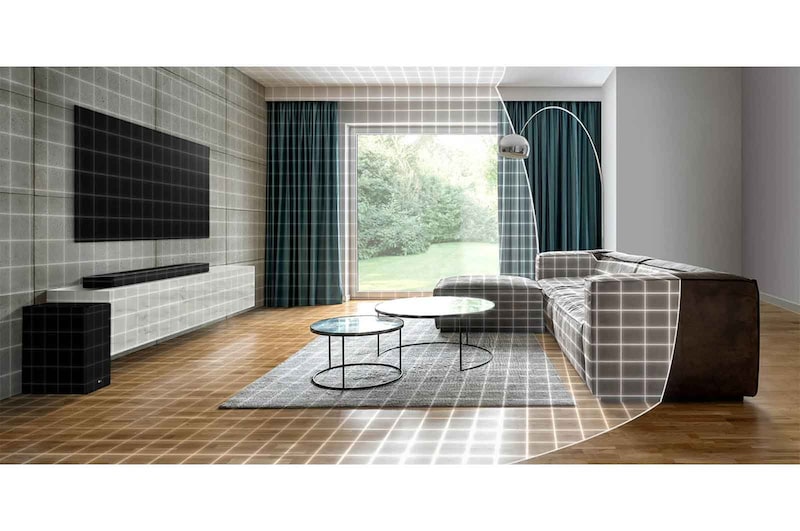 LG Barra de som LG SP9YA, 520W, 5.1.2ch, Meridian, Dolby Atmos, DTS:X, Hi-Res Audio, HDMI eARC, ligação ótica, Bluetooth, USB, SP9YA