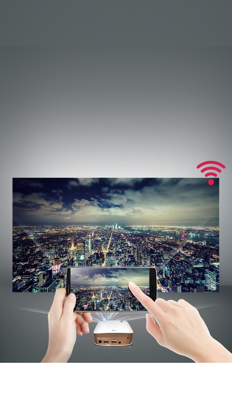 Aceda sem fios Smartphone para Projetor