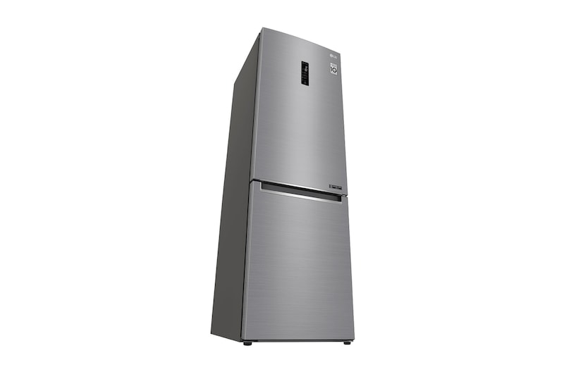 LG Combinado LG GBB61PZFFN, 341 litros, eficiência energética D, 1,86 m, Door Cooling+™, Wi-Fi, Shiny Steel, GBB61PZFFN
