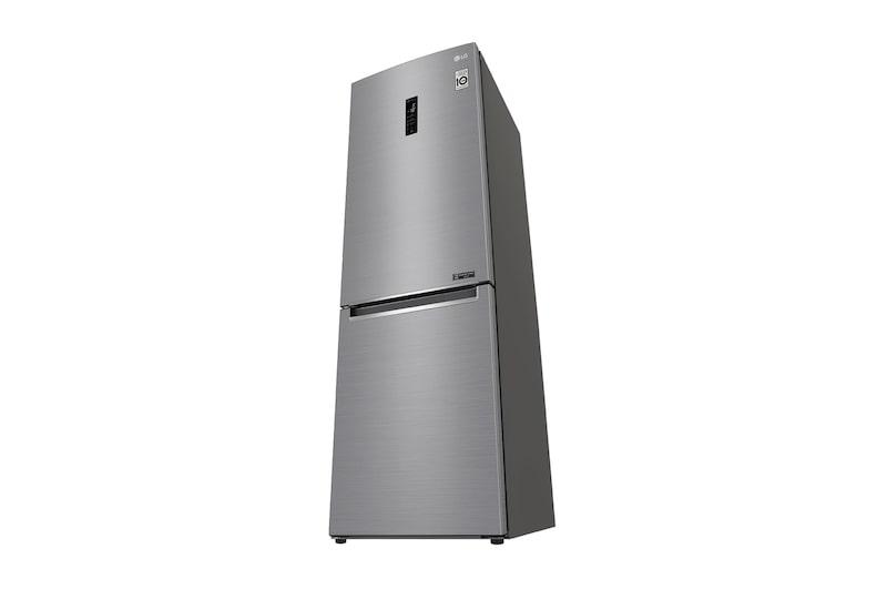 LG Combinado LG GBB61PZFFN, 341 litros, eficiência energética D, 1,86 m, Door Cooling+™, Wi-Fi, Shiny Steel, GBB61PZFFN