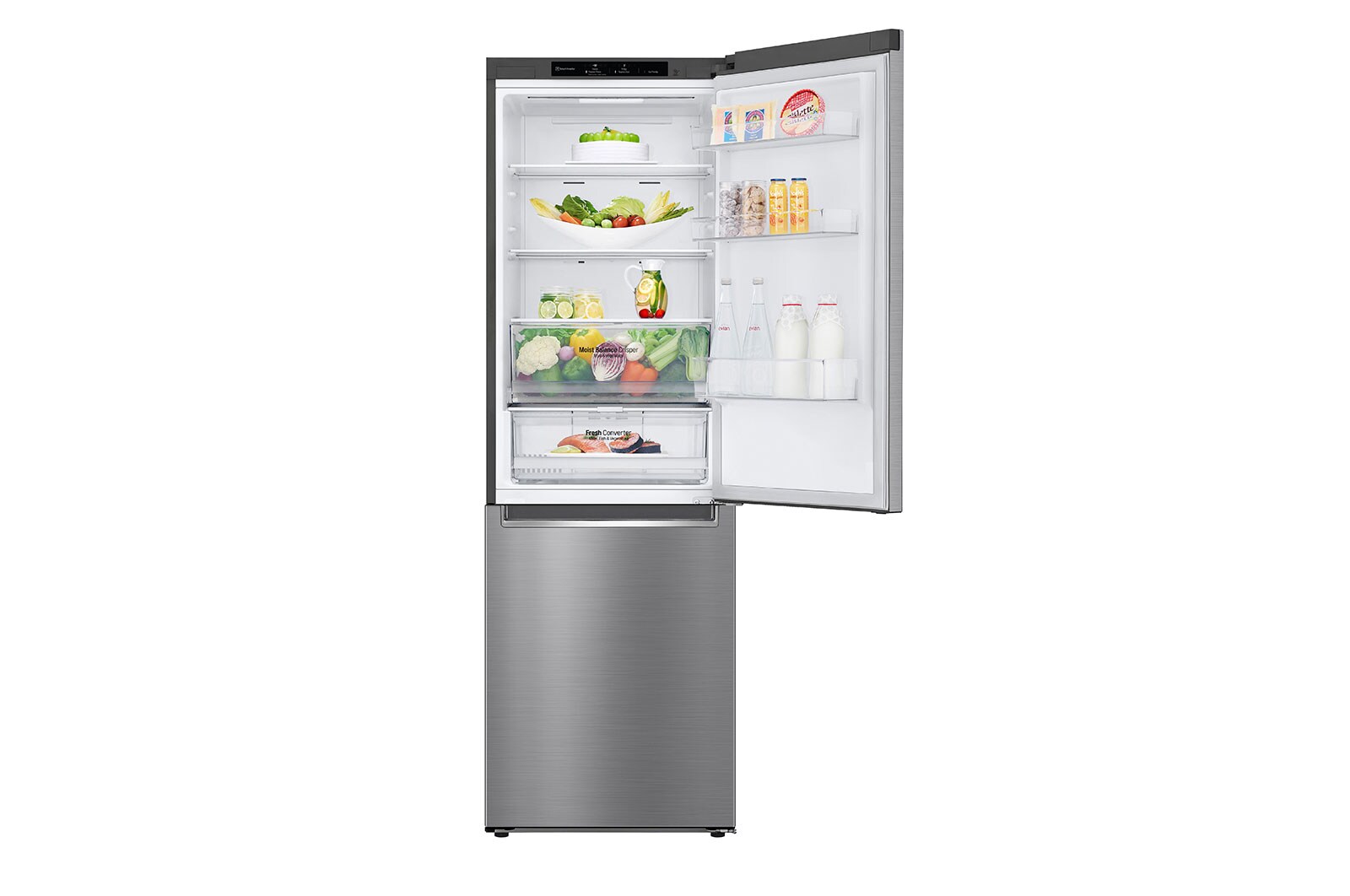 LG Frigorífico Combinado | 341 L | Etiqueta energética C | 1,86 m | DoorCooLing+™ | FRESHConverter™, GBB61PZGCN1
