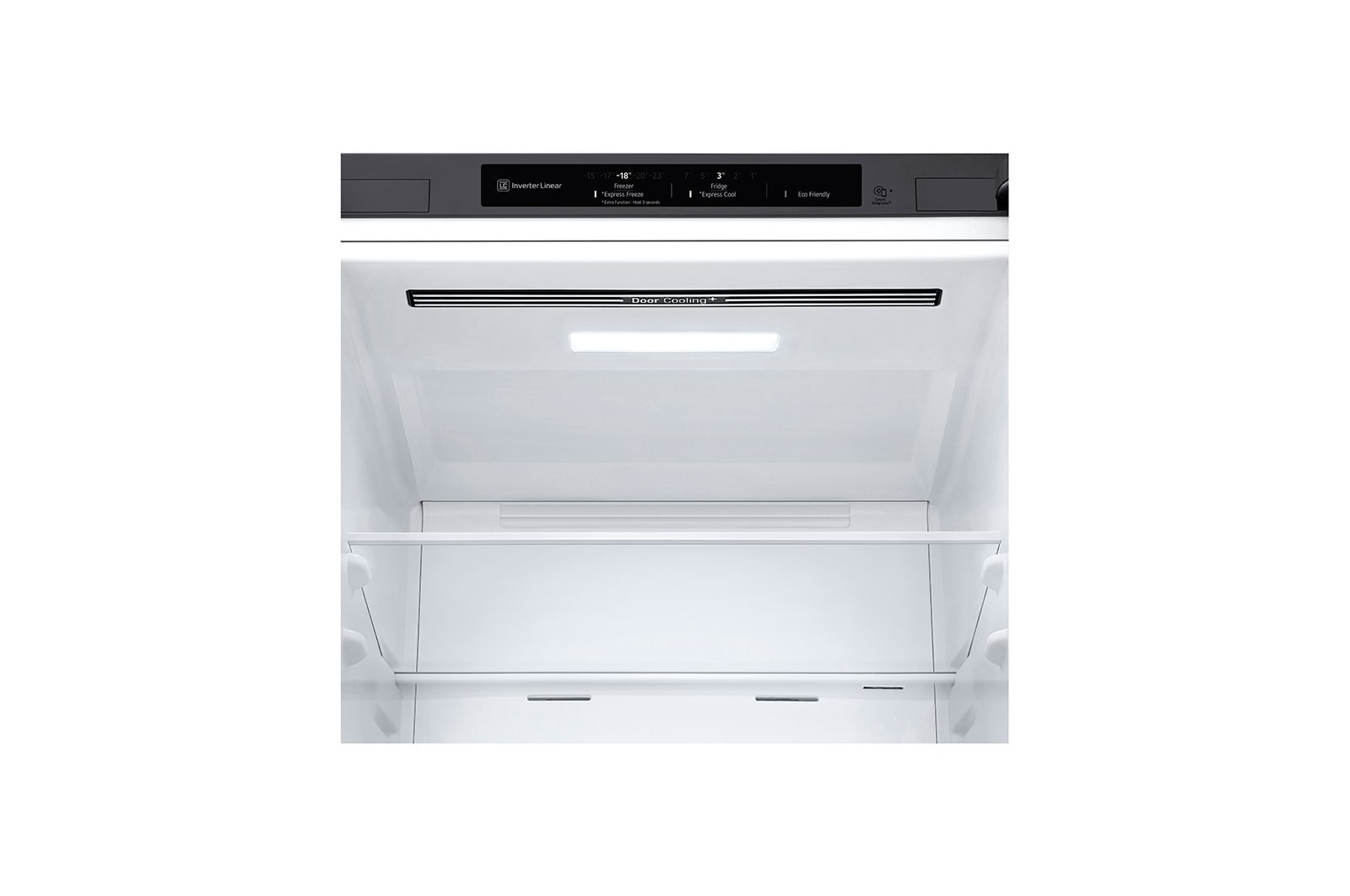 LG Combinado LG GBB61PZGCN, 341 litros, eficiência energética C, 1,86 m, Door Cooling+™, Shiny Steel, GBB61PZGCN