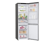 LG Combinado LG GBB61PZGCN, 341 litros, eficiência energética C, 1,86 m, Door Cooling+™, Shiny Steel, GBB61PZGCN
