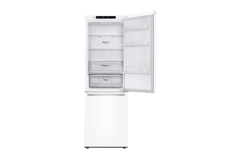 LG Combinado LG GBB61SWGFN, 341 litros, eficiência energética D, 1,86 m, Door Cooling+™, Super White, GBB61SWGFN