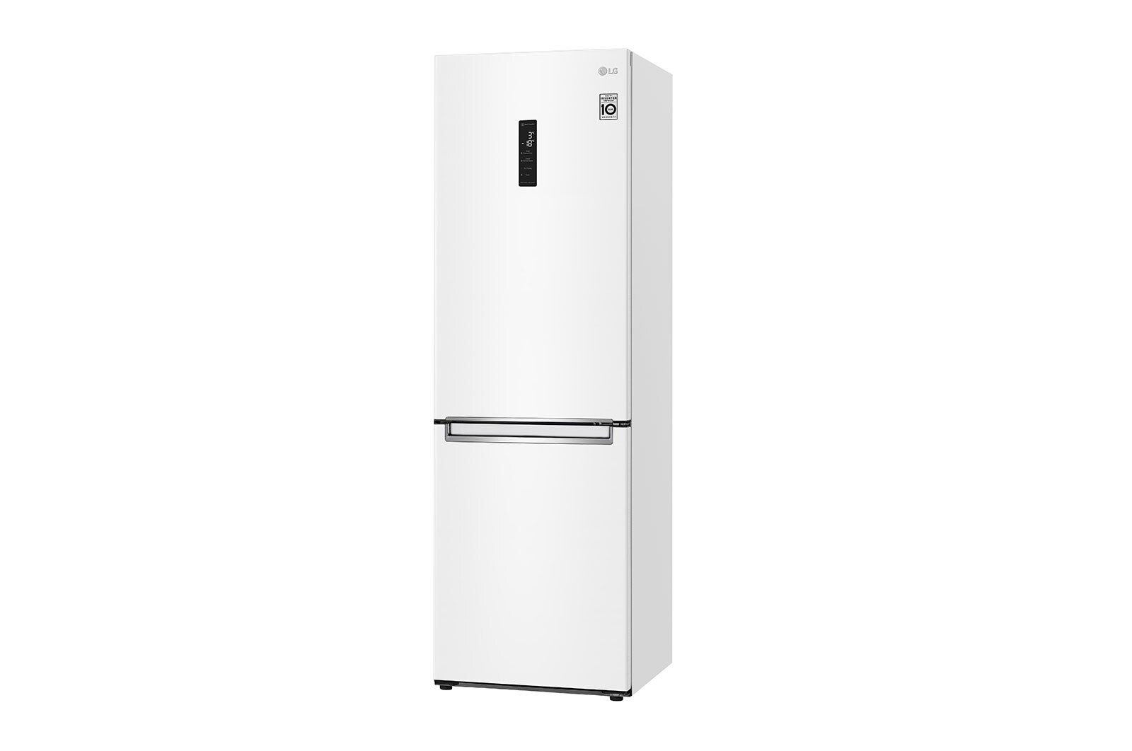 LG Combinado LG GBB61SWHMN, 341 litros, eficiência energética E, 1,86 m, Door Cooling+™, Wi-Fi, Super White, GBB61SWHMN