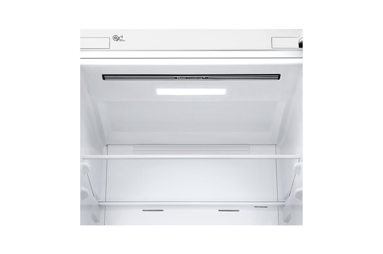 LG Combinado LG GBB61SWHMN, 341 litros, eficiência energética E, 1,86 m, Door Cooling+™, Wi-Fi, Super White, GBB61SWHMN