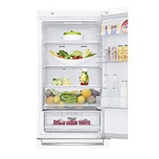 LG Combinado LG GBB61SWHMN, 341 litros, eficiência energética E, 1,86 m, Door Cooling+™, Wi-Fi, Super White, GBB61SWHMN