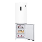 LG Combinado LG GBB61SWHMN, 341 litros, eficiência energética E, 1,86 m, Door Cooling+™, Wi-Fi, Super White, GBB61SWHMN