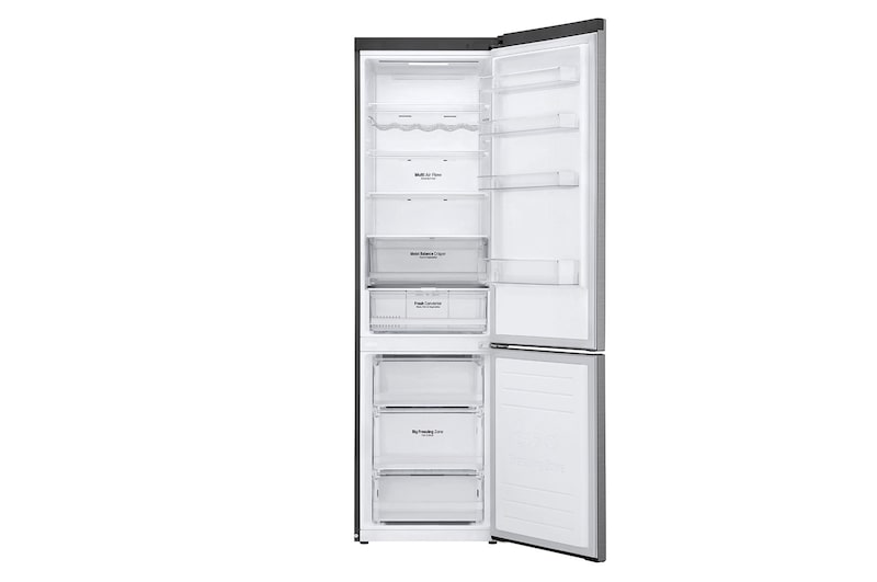 LG Frigorífico Combinado | 384 L | Etiqueta energética D | 2,03 m | DoorCooLing+™ | FRESHConverter™ | Wi-Fi, GBB62PZFGN