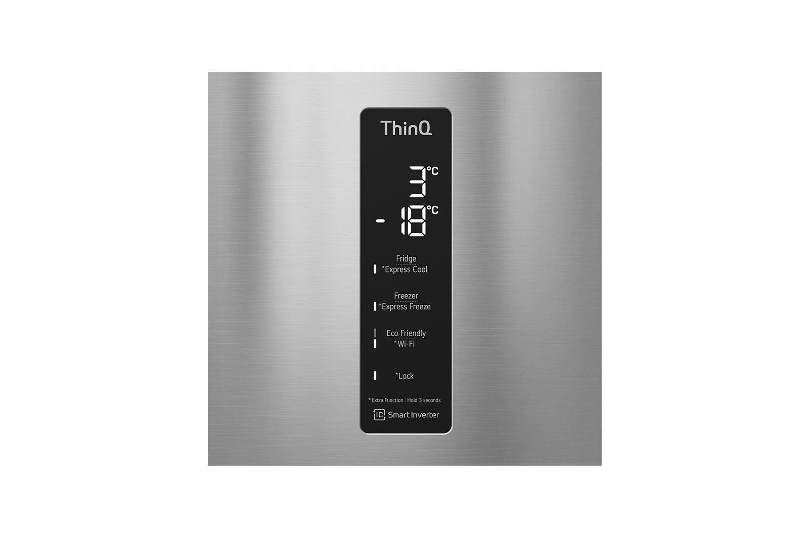 LG Frigorífico Combinado | 384 L | Etiqueta energética D | 2,03 m | DoorCooLing+™ | FRESHConverter™ | Wi-Fi, GBB62PZFGN