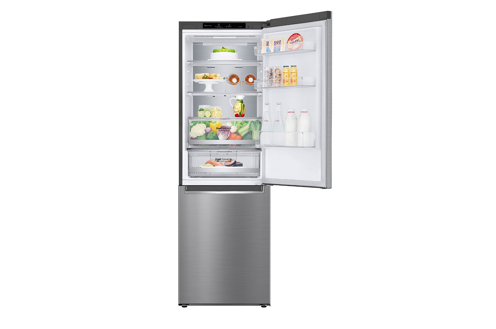 LG Frigorífico Combinado | 341 L | Etiqueta energética C | 1,86 m | DoorCooLing+™ | FRESHConverter™ | FRESHBaLancer™, GBB71PZVCN1