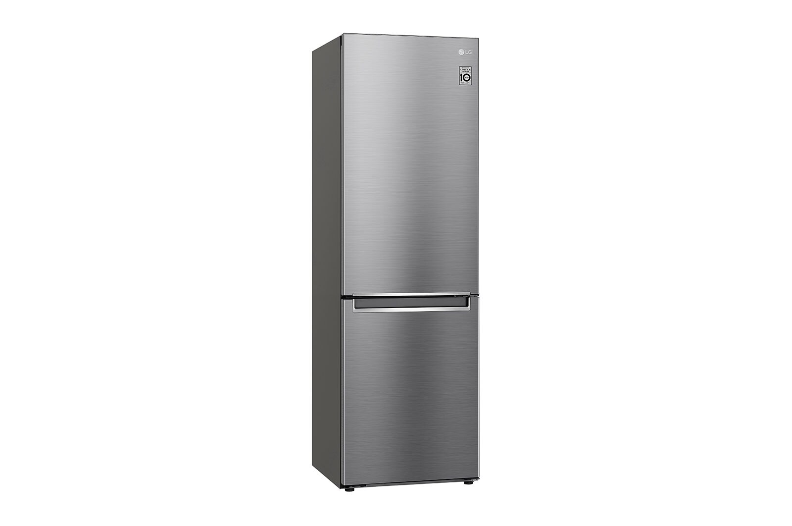 LG Combinado LG GBB71PZVFN, 341 litros, eficiência energética D, 1,86 m, Door Cooling+™, Shiny Steel, GBB71PZVFN