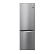 Vista frontal de Combinado LG GBB71PZVFN, 341 litros, eficiência energética D, 1,86 m, Door Cooling&#43;™, Shiny Steel GBB71PZVFN