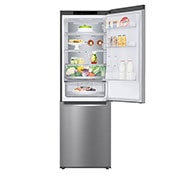 LG Combinado LG GBB71PZVFN, 341 litros, eficiência energética D, 1,86 m, Door Cooling+™, Shiny Steel, GBB71PZVFN