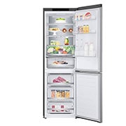 LG Combinado LG GBB71PZVFN, 341 litros, eficiência energética D, 1,86 m, Door Cooling+™, Shiny Steel, GBB71PZVFN
