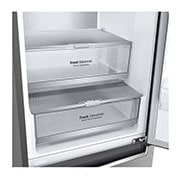 LG Combinado LG GBB71PZVFN, 341 litros, eficiência energética D, 1,86 m, Door Cooling+™, Shiny Steel, GBB71PZVFN