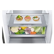 LG Combinado LG GBB71PZVFN, 341 litros, eficiência energética D, 1,86 m, Door Cooling+™, Shiny Steel, GBB71PZVFN