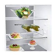 LG Combinado LG GBB71PZVFN, 341 litros, eficiência energética D, 1,86 m, Door Cooling+™, Shiny Steel, GBB71PZVFN
